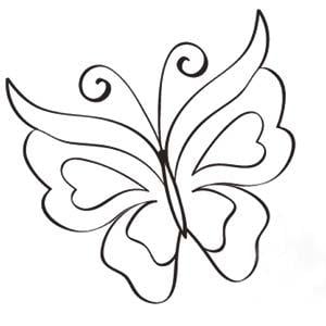 ▷▷  - Dibujos de mariposas para colorear