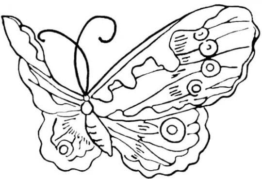 Dibujosfaciles Es Dibujos De Mariposas Para Colorear