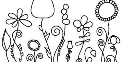 plantillas de flores