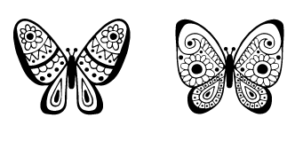 pozo Comprimir Humildad ▷▷ Dibujosfaciles.es - Dibujos de mariposas para colorear