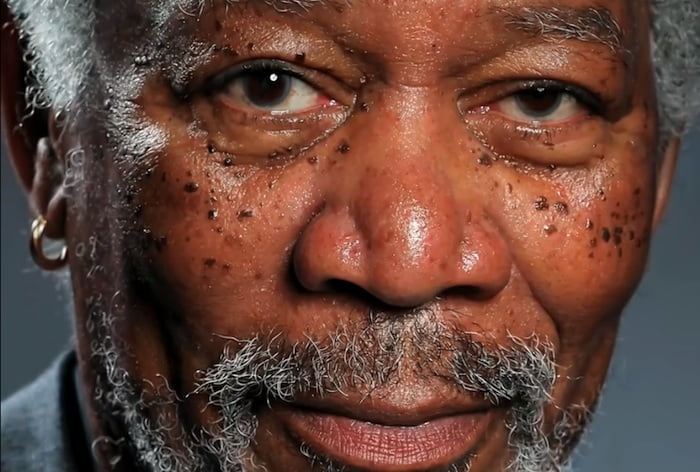 Morgan Freeman hiperrealista