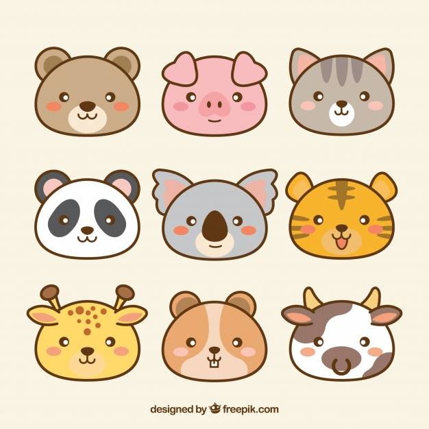 Panda Kawaii y otros animales