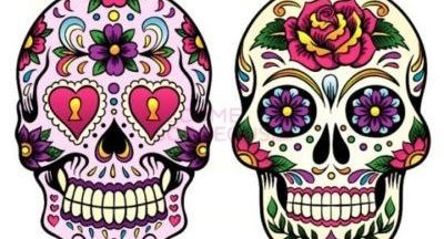 Cómo colorear una calavera