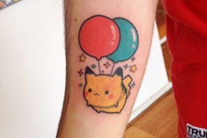 Pikachu gordo globos Kawaii