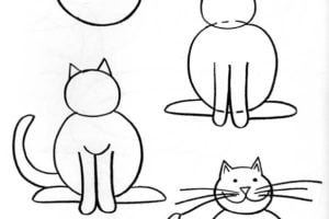 Como dibujar un gato