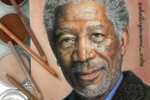 Morgan Freeman by Sheila R Giovanni