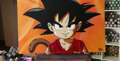 Goku Graffiti