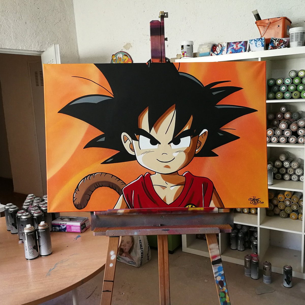 Goku Graffiti