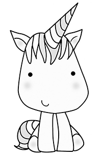 unicornio kawaii